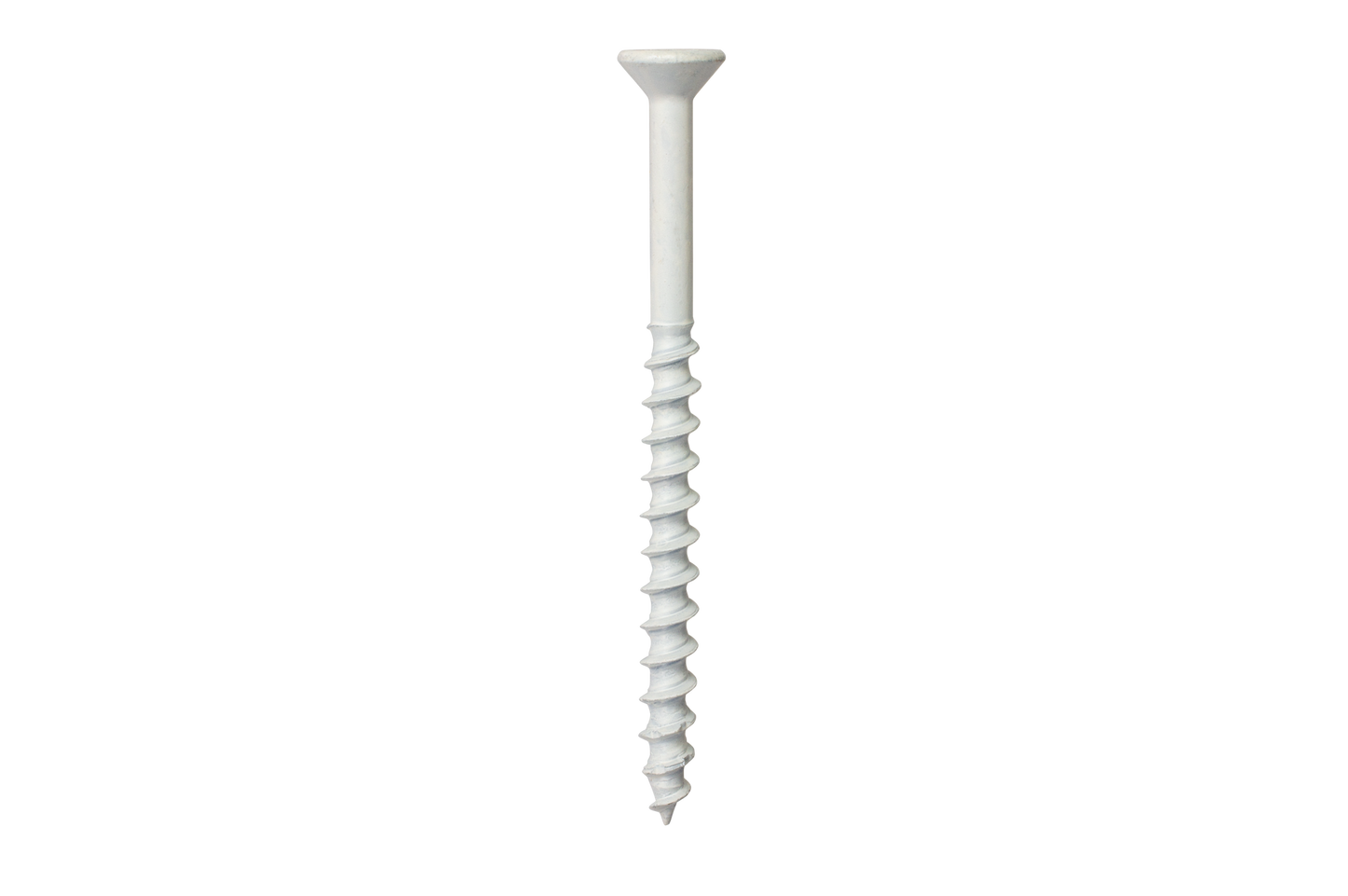Simpson Strong-Tie TNTW18214TFC75 Titen Turbo™ — 3/16 in. x 2-1/4 in. 6-Lobe Flat-Head Concrete and Masonry Screw, White (75-Qty) (Pack of 1152)