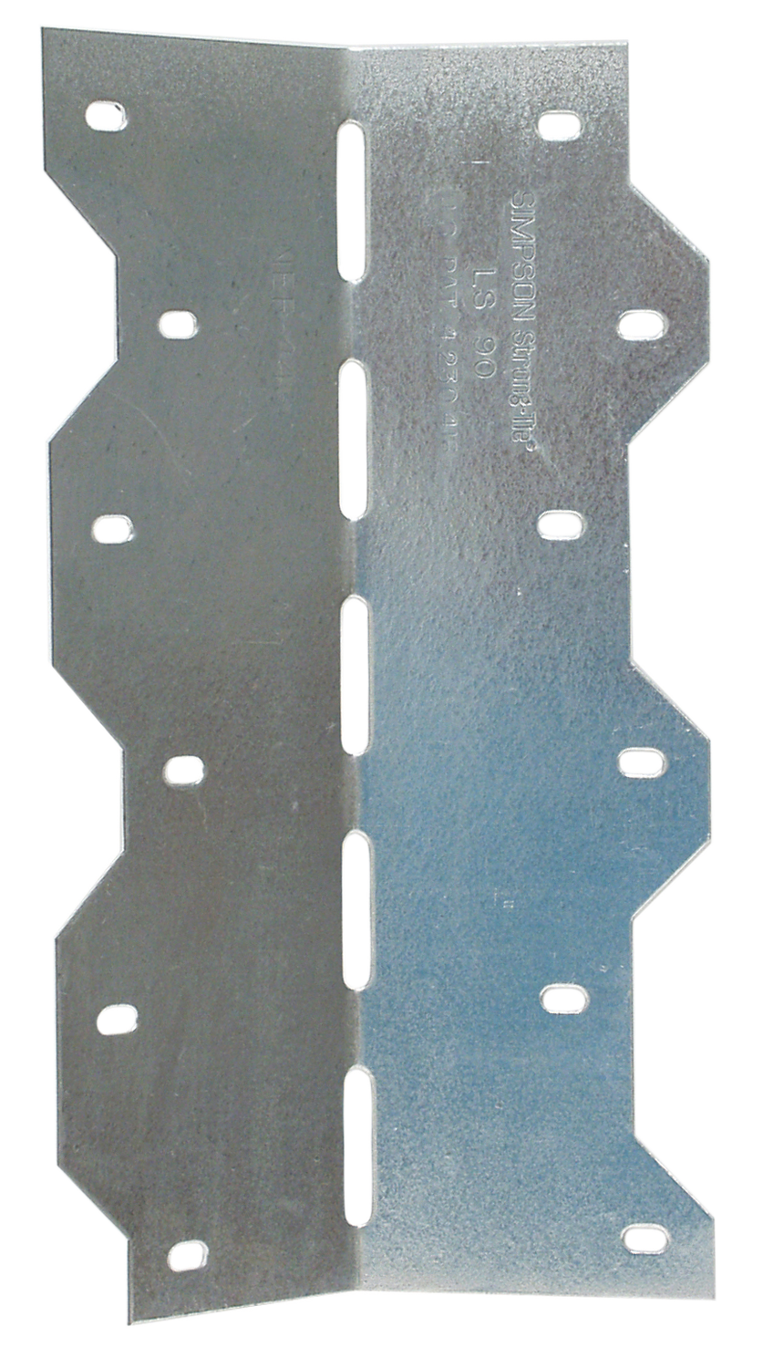 Simpson Strong-Tie LS90 LS 7-7/8 in. 18-Gauge Galvanized Adjustable L Angle (Pack of 50)