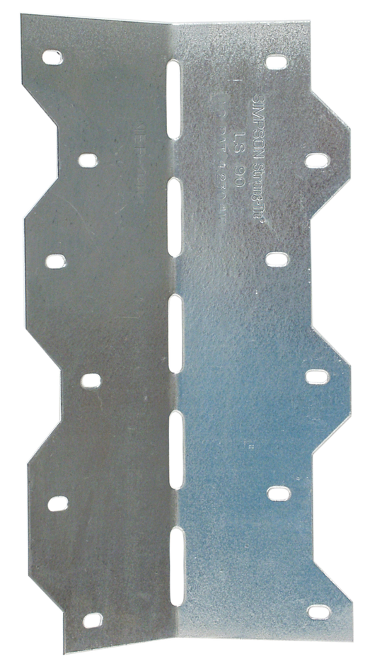 Simpson Strong-Tie LS90 LS 7-7/8 in. 18-Gauge Galvanized Adjustable L Angle (Pack of 4800)