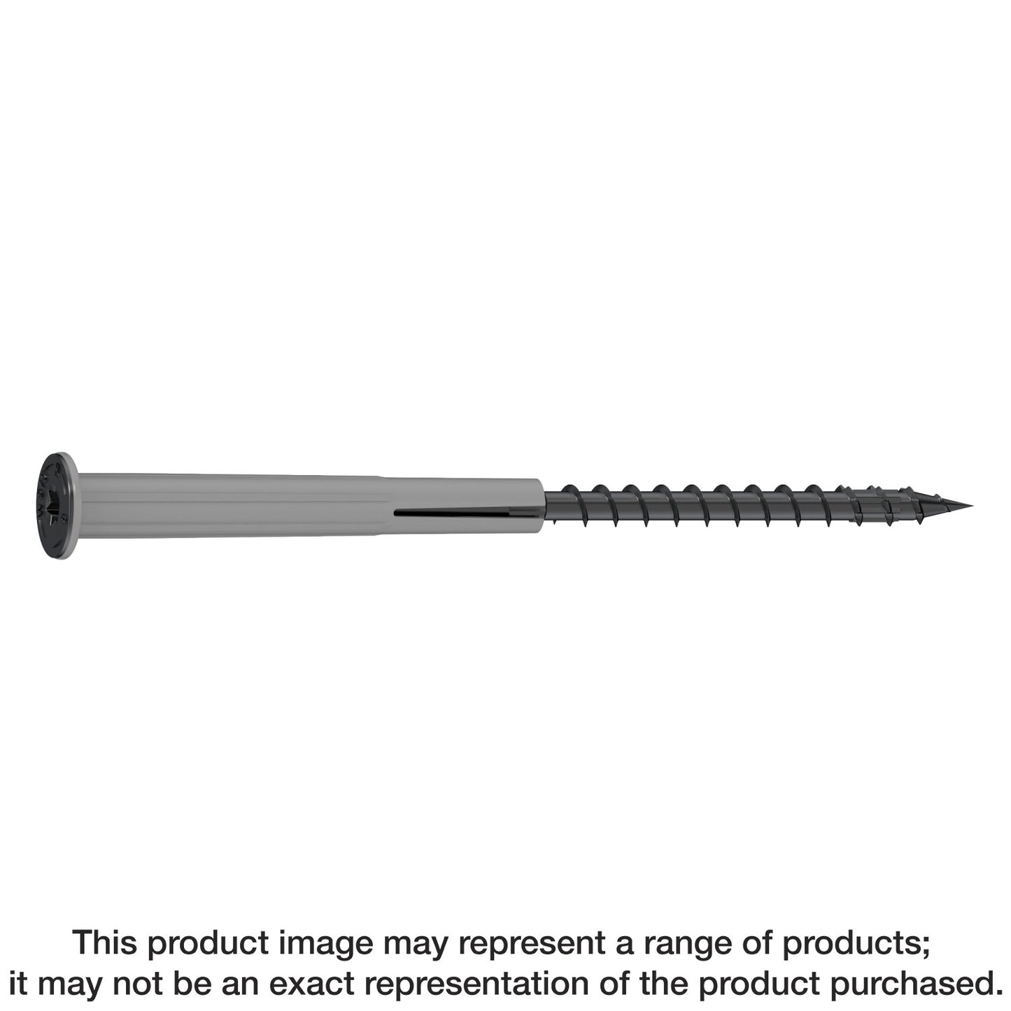 Simpson Strong-Tie SDPW19600MB Strong-Drive® SDPW™ DEFLECTOR Screw — 0.195 in. x 6 in. T40, 6-Lobe, E-Coat® (400-Qty)