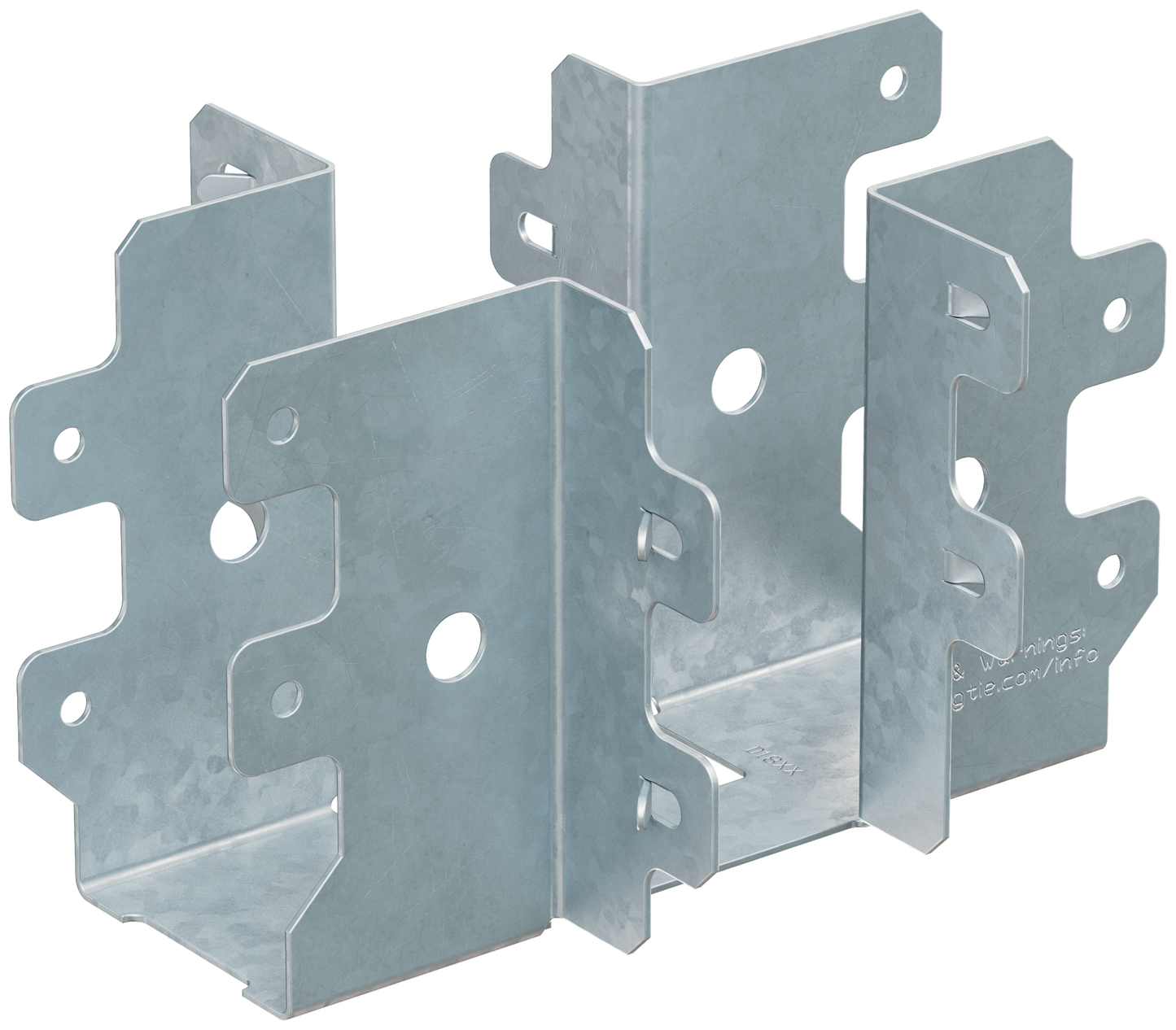 Simpson Strong-Tie PFUD24 PFUD™ 20-Gauge Post-Frame Under-Saddle Hanger for 2x4 Joist and 1-Ply Truss (Pack of 25)