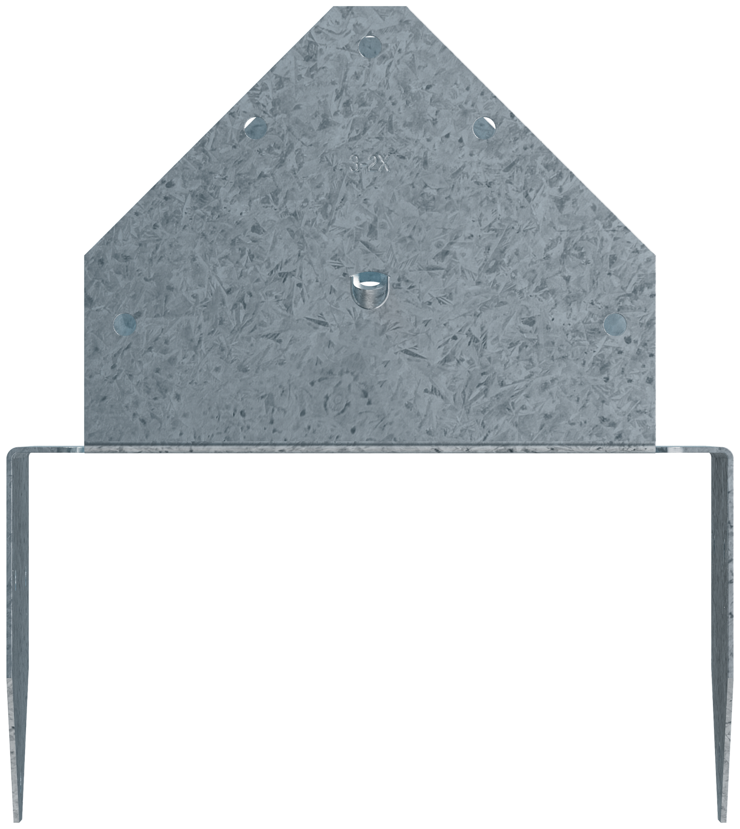 Simpson Strong-Tie BCS2-3/6Z BCS ZMAX® Galvanized Post Cap for Triple 2x Beam, 6x Post (Pack of 10)