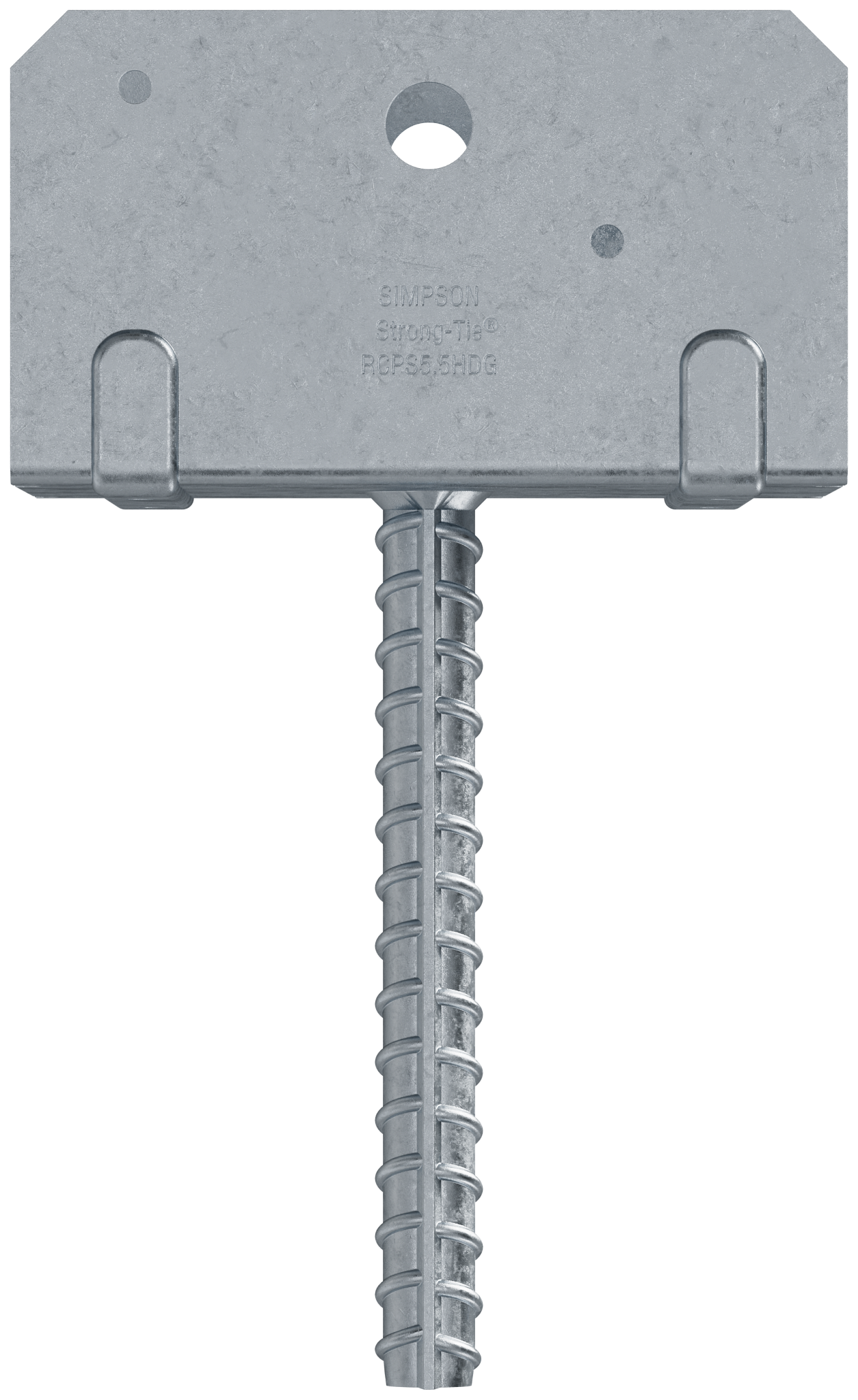 Simpson Strong-Tie RCPS5.5HDG RCPS Hot-Dip Galvanized Rebar Carport Saddle for 6x6 (Pack of 360)