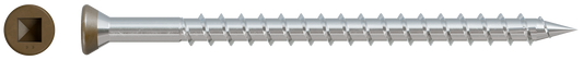 Simpson Strong-Tie DTH212S305BR01 Trim-Head Screw — Sharp Point (Collated) — #7 x 2 in. #2 SQ Type 305, Brown 01 (1000-Qty)