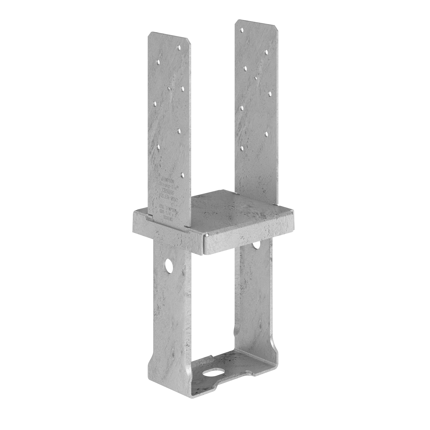 Simpson Strong-Tie CBSQ66 CBSQ Galvanized Standoff Column Base for 6x6 (Pack of 6)