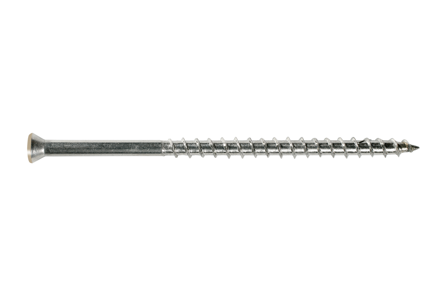 Simpson Strong-Tie T07225FT70TN Trim-Head Screw, 6-Lobe Drive — #7 x 2-1/4 in. T-15 Type 316, Tan (70-Qty)