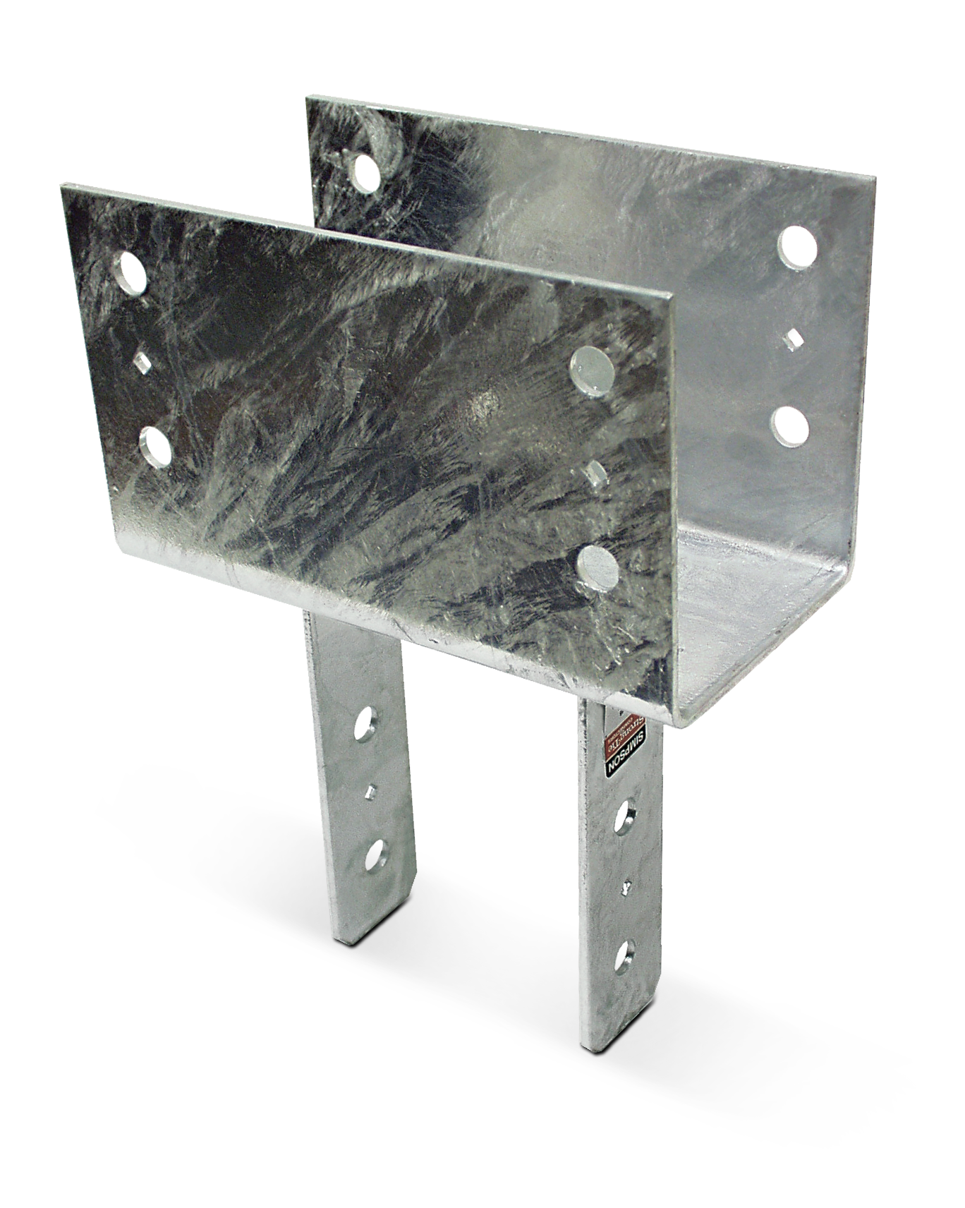 Simpson Strong-Tie CC66HDG CC Hot-Dip Galvanized Column Cap for 6x Beam, 6x Post (Pack of 3)