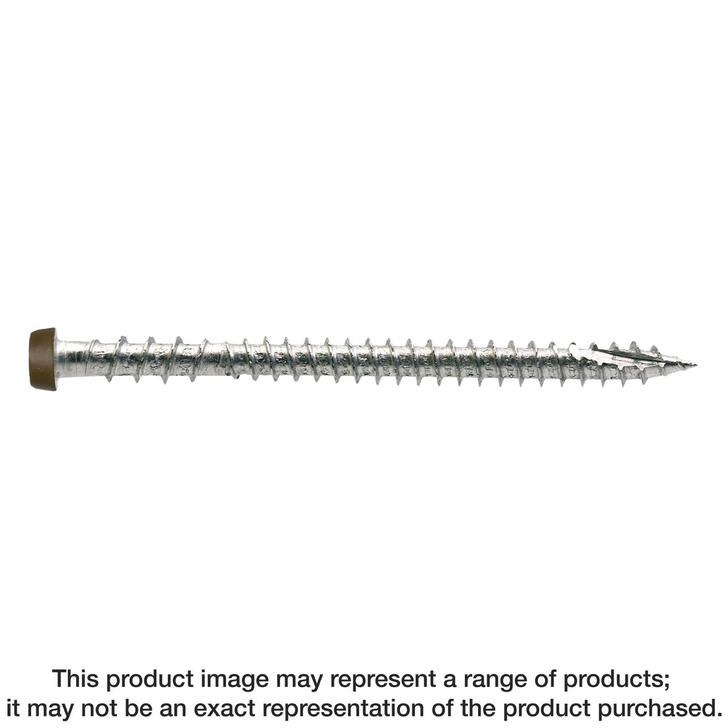 Simpson Strong-Tie DCU234P305BR01 Deck-Drive™ DCU COMPOSITE Screw — #10 x 2-3/4 in. T20, Type 305, Brown 01 (350-Qty) (Pack of 6)