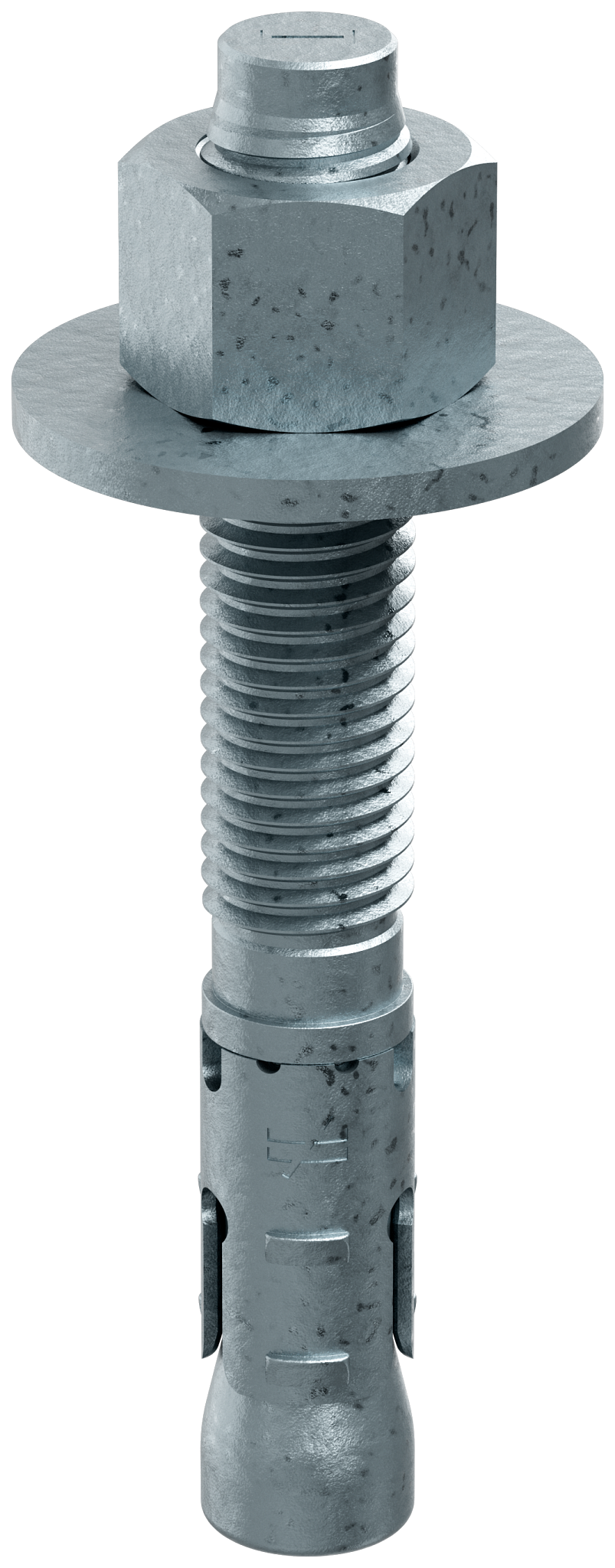 Simpson Strong-Tie STB2-75512MGF10 Strong-Bolt® 2 — 3/4 in. x 5-1/2 in. Mechanically Galvanized Wedge Anchor, Fully Assembled (10-Qty) (Pack of 252)
