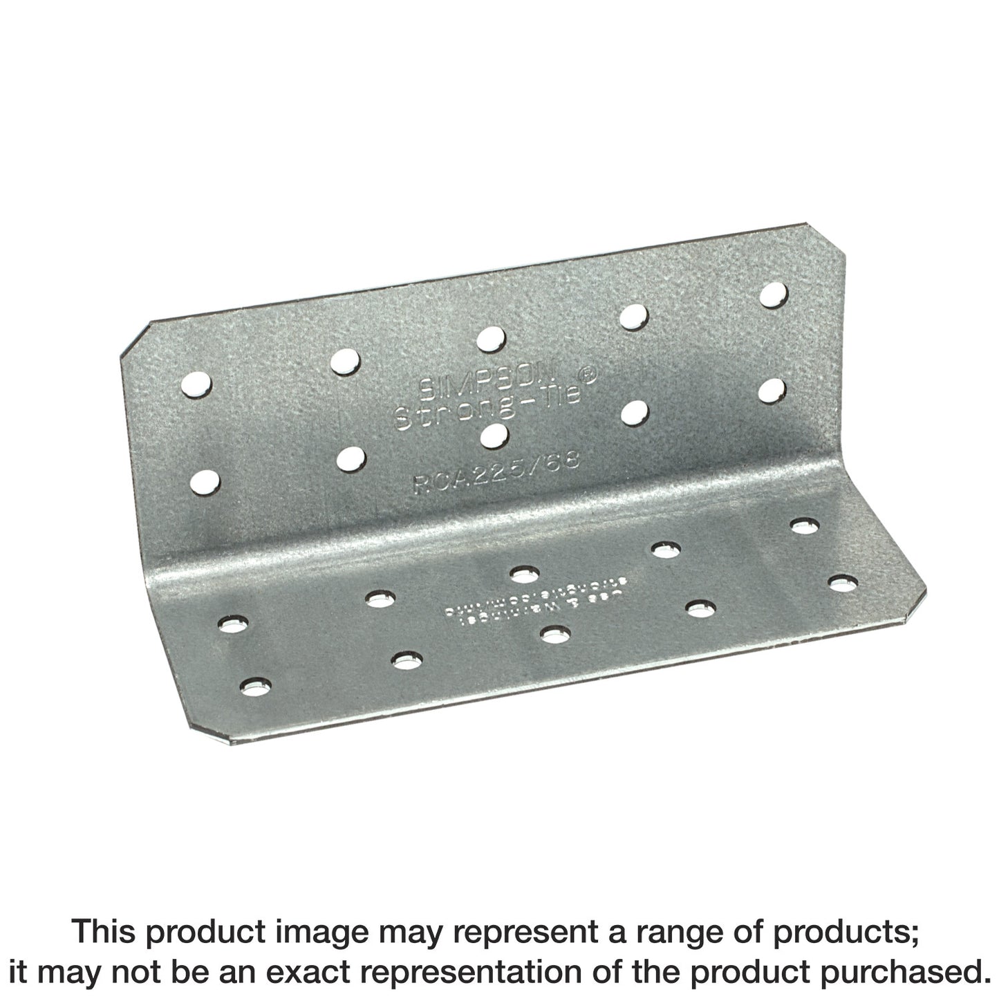 Simpson Strong-Tie RCA333/97-R60 RCA 3 in. x 3 in. x 3 in. 12-Gauge Galvanized Rigid Connector Angle (60-Qty) (Pack of 40)