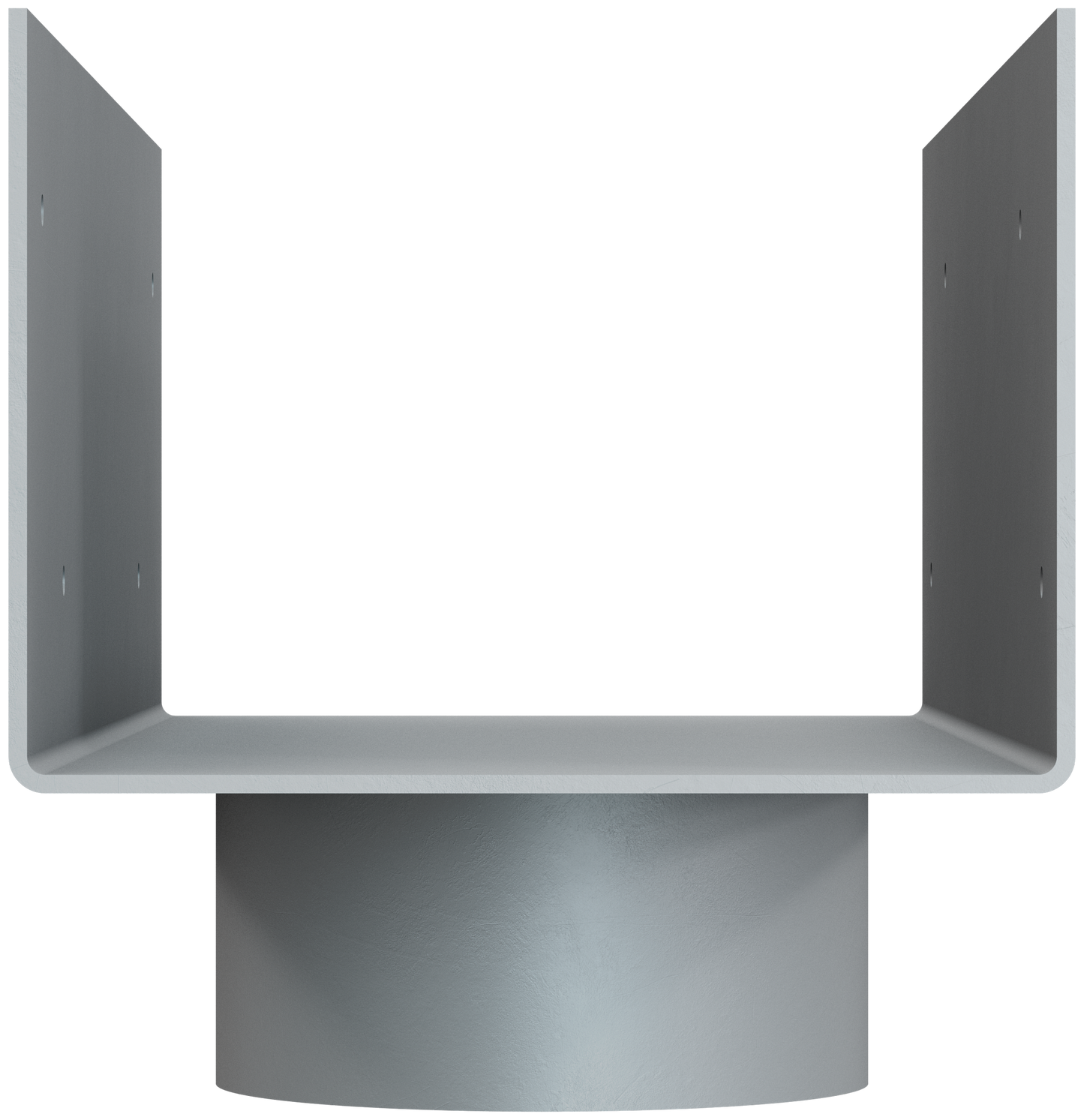 Simpson Strong-Tie LCC5.25-3.5 LCC 5-3/8 in. Column Cap for 3-1/2 in. Outside Diameter Lally Column