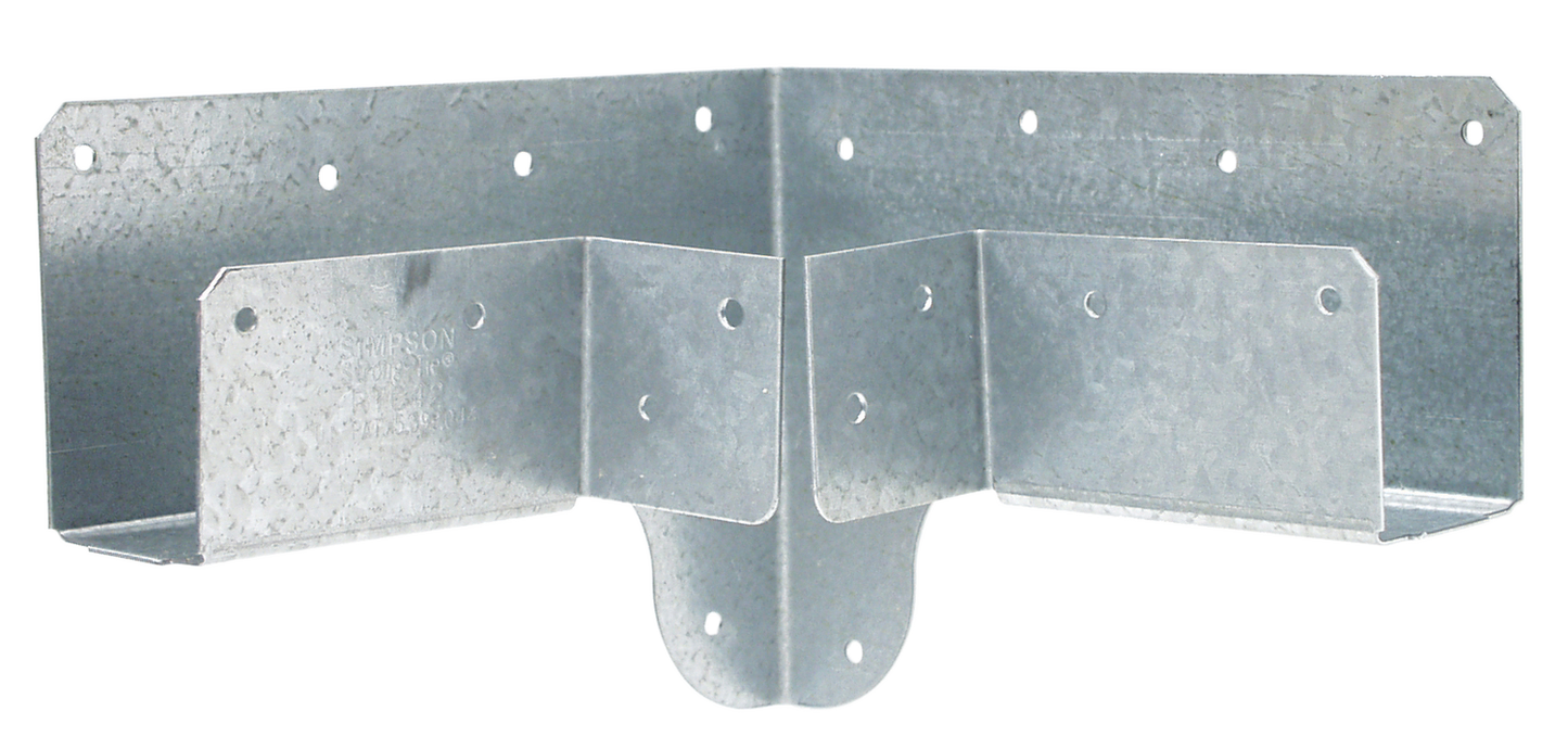 Simpson Strong-Tie RTC42 RTC 18-Gauge Galvanized Rigid Tie® Corner for 2x Joist, 4x4 Post