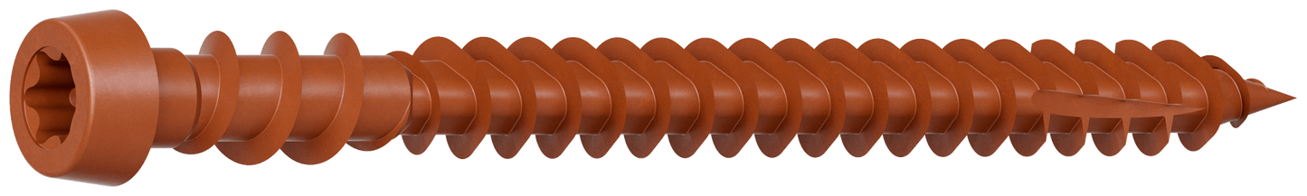 Simpson Strong-Tie DCU238STN01 Deck-Drive™ DCU COMPOSITE Screw (Collated) — #10 x 2-3/8 in. Quik Guard® Tan 01 (1000-Qty)