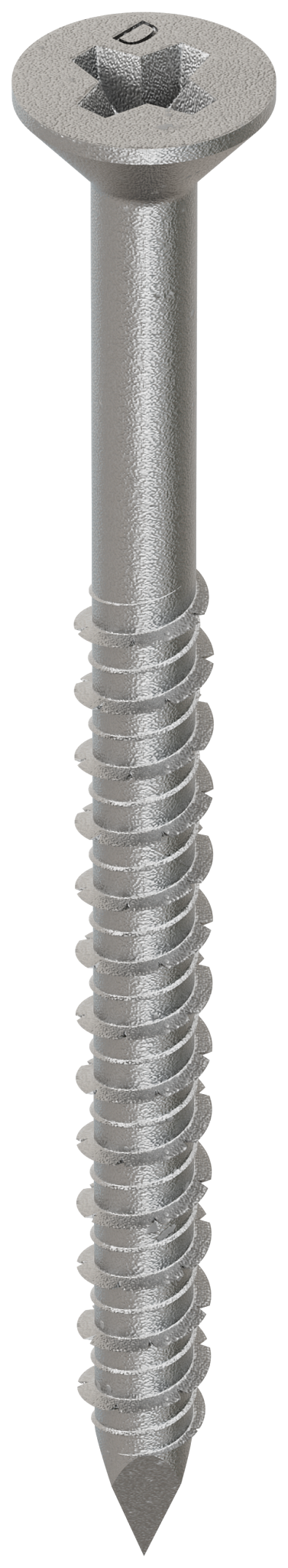 Simpson Strong-Tie TTN25314PFSS Titen® 1/4 in. x 3-1/4 in. Phillips Flat-Head Stainless-Steel Concrete and Masonry Screw (100-Qty)