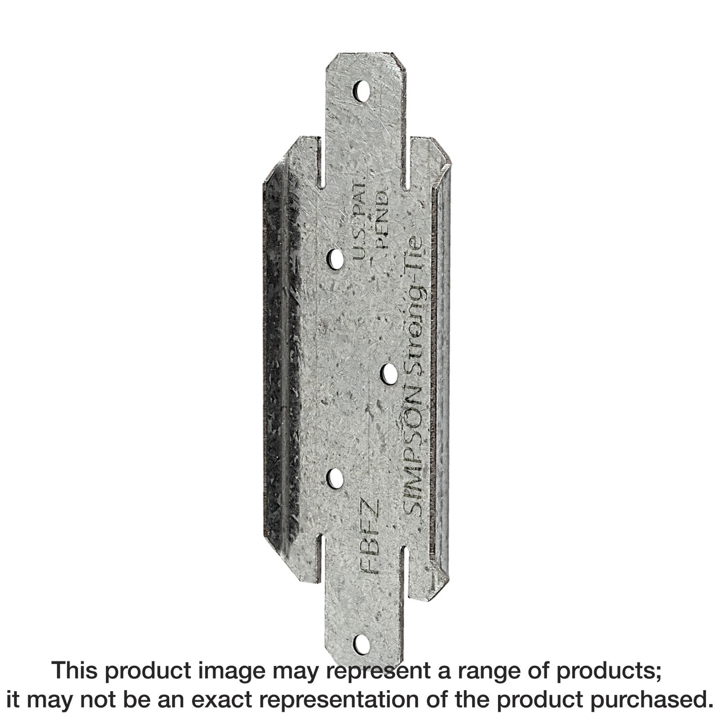 Simpson Strong-Tie FBFZ FBFZ™ ZMAX® Galvanized Flat Rail Fence Bracket for 2x4 (Pack of 12000)