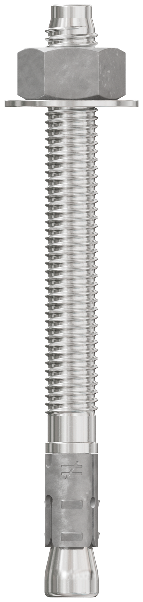 Simpson Strong-Tie STB2-50512S4F25 Strong-Bolt® 2 — 1/2 in. x 5-1/2 in. Type 304 Stainless-Steel Wedge Anchor, Fully Assembled (25-Qty) (Pack of 2)