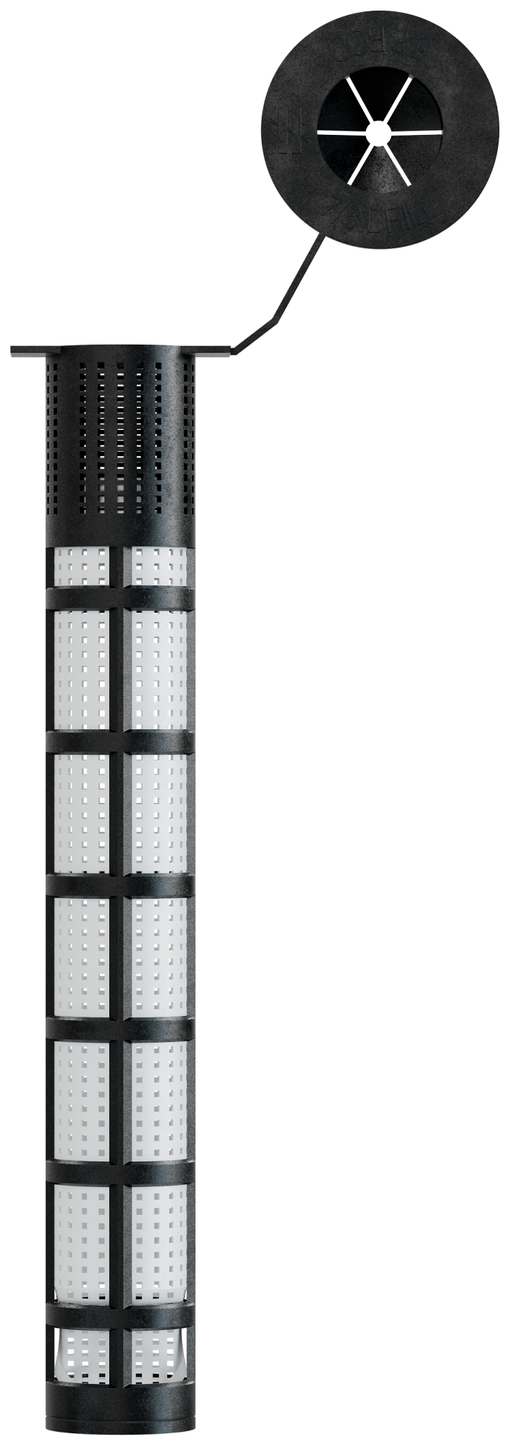 Simpson Strong-Tie AWS626P Opti-Mesh 6 in. Acrylic Adhesive Plastic Screen Tube for 5/8 in. Rod for AT-XP