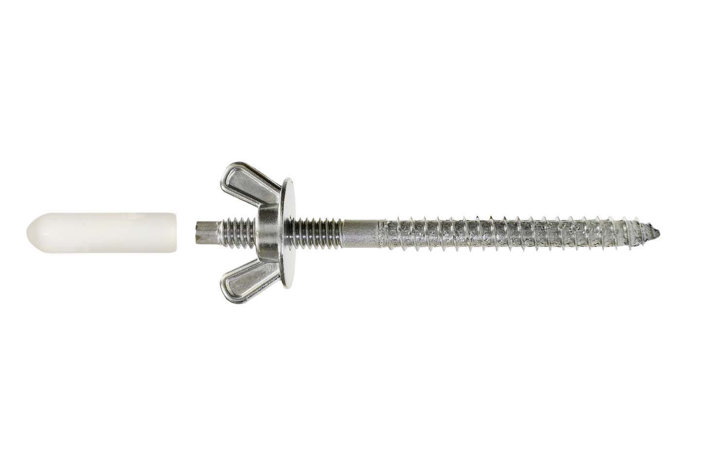 Simpson Strong-Tie SPS25344-KT Storm-Panel Screw — 1/4 in. x 3-7/16 in. Type 302 (25-Qty)