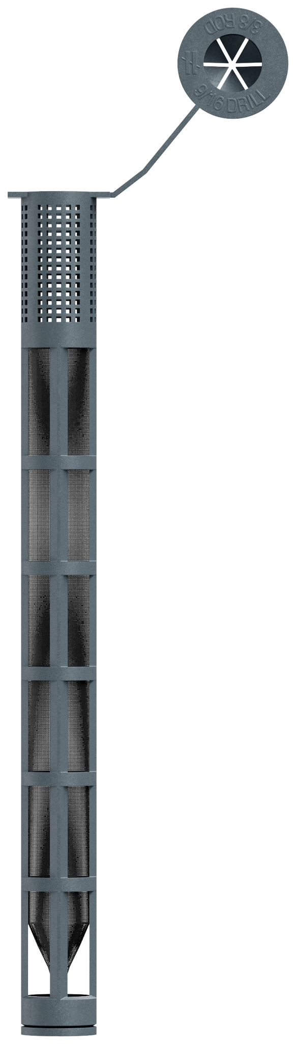 Simpson Strong-Tie 3GWS376P Opti-Mesh 6 in. Epoxy Adhesive Plastic Screen Tube for 3/8 in. Rod for SET-3G