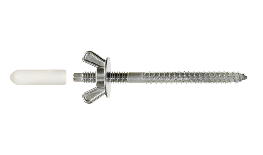 Simpson Strong-Tie SPS25344-KT Storm-Panel Screw — 1/4 in. x 3-7/16 in. Type 302 (25-Qty)