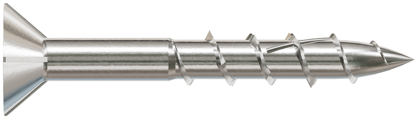 Simpson Strong-Tie S08125WP1 Deck-Drive™ DWP WOOD SS Screw — #8 x 1-1/4 in. T-20, Flat Head, Type 305 (1 lb.)