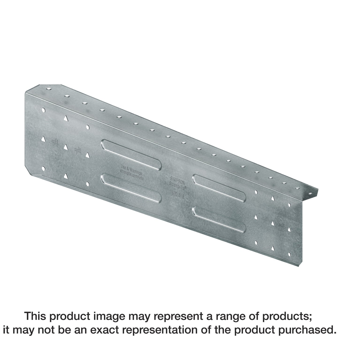 Simpson Strong-Tie FSB3.518-R25 FSB Bypass Framing Fixed-Clip Strut Connector (Qty-25) (Pack of 60)