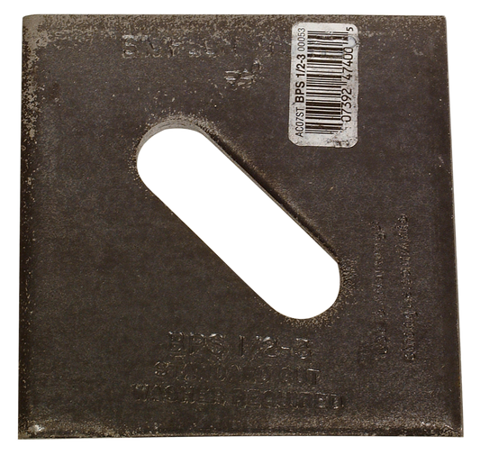 Simpson Strong-Tie BPS 1/2-3 BPS 3 in. x 3 in. Slotted Bearing Plate with 1/2 in. Bolt Dia. (Pack of 2000)