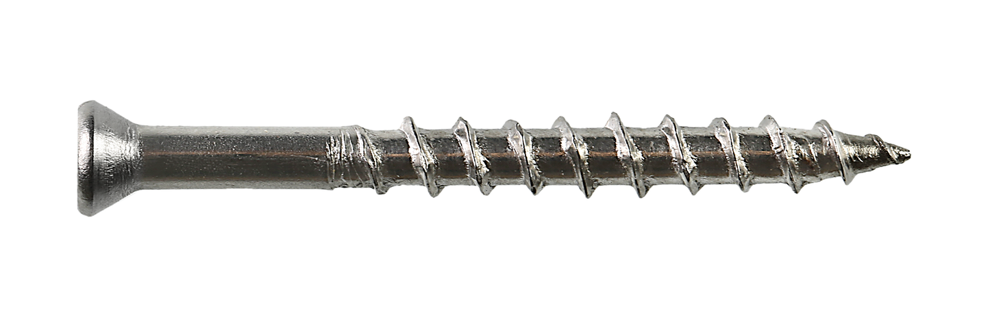 Simpson Strong-Tie T10250WP5 Deck-Drive™ DWP WOOD SS Screw — #10 x 2-1/2 in. T25, Flat Head, Type 316 (5 lb.)
