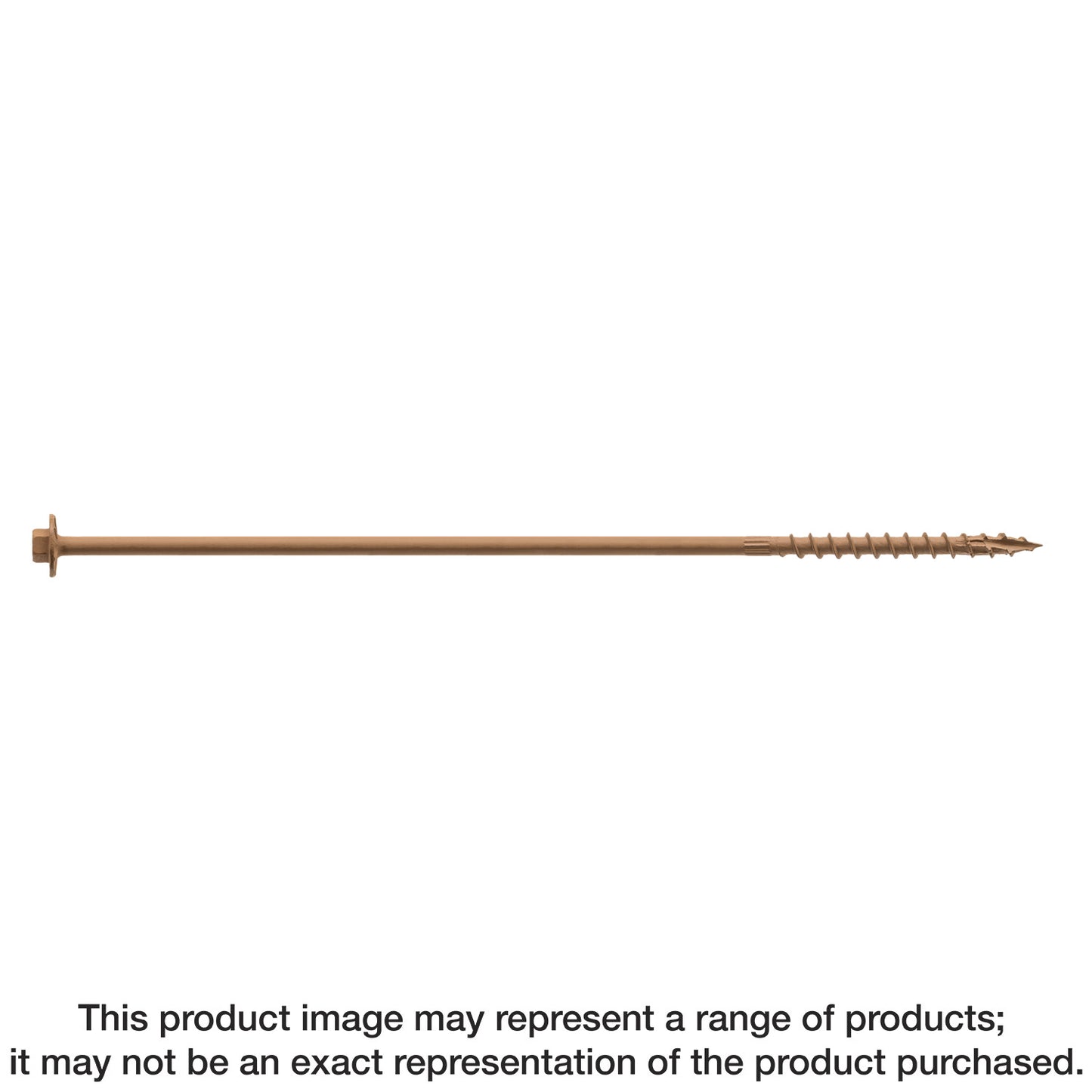 Simpson Strong-Tie SDWH191000DB-RP1 Strong-Drive® SDWH™ TIMBER-HEX Screw — 0.195 in. x 10 in. 5/16 Hex, DB Coating