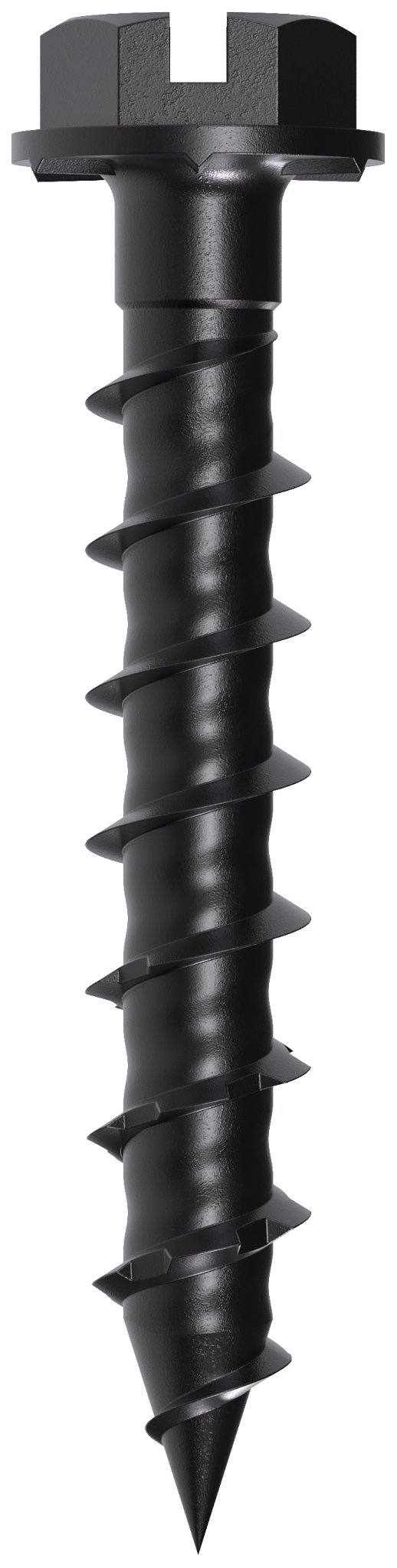 Simpson Strong-Tie TNTBL18114H Titen Turbo™ — 3/16 in. x 1-1/4 in. Hex-Head Concrete and Masonry Screw, Black (100-Qty)