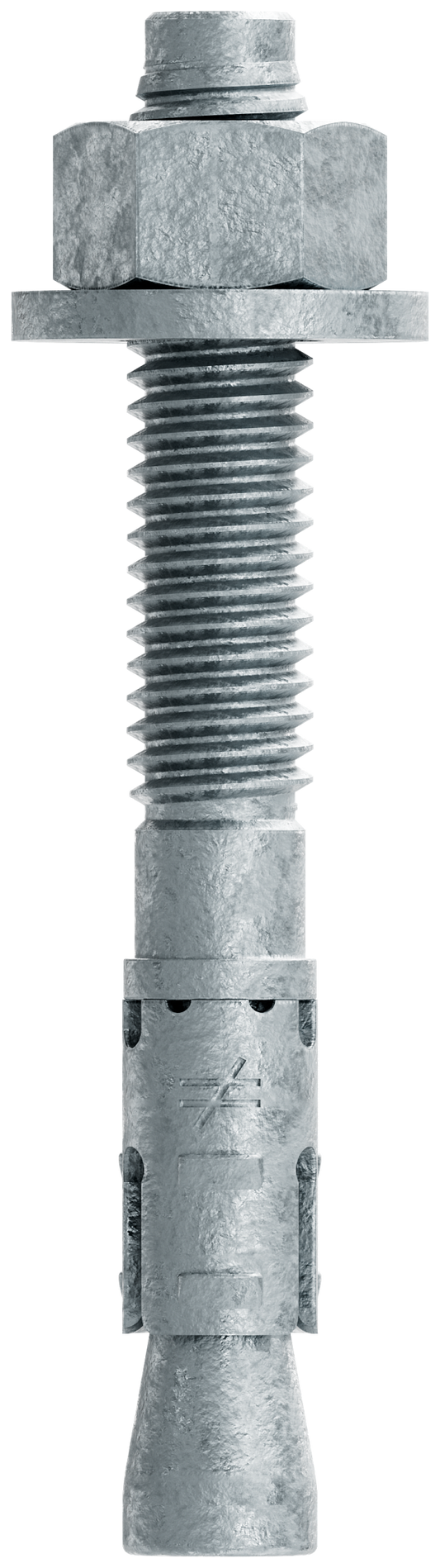 Simpson Strong-Tie STB2-37300MGF50 Strong-Bolt® 2 — 3/8 in. x 3 in. Mechanically Galvanized Wedge Anchor, Fully Assembled (50-Qty)