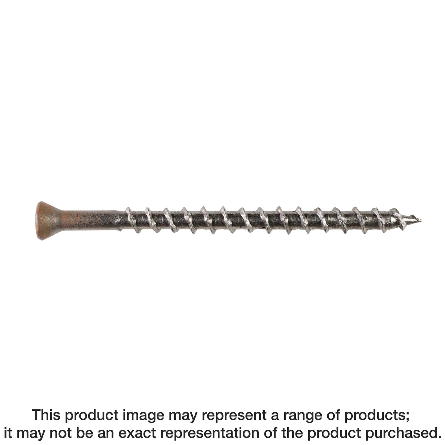 Simpson Strong-Tie S10250WCI Deck-Drive™ DWP WOOD SS Screw — #10 x 2-1/2 in. T25, Trim Head, Type 305, Tan 03 (1750-Qty)