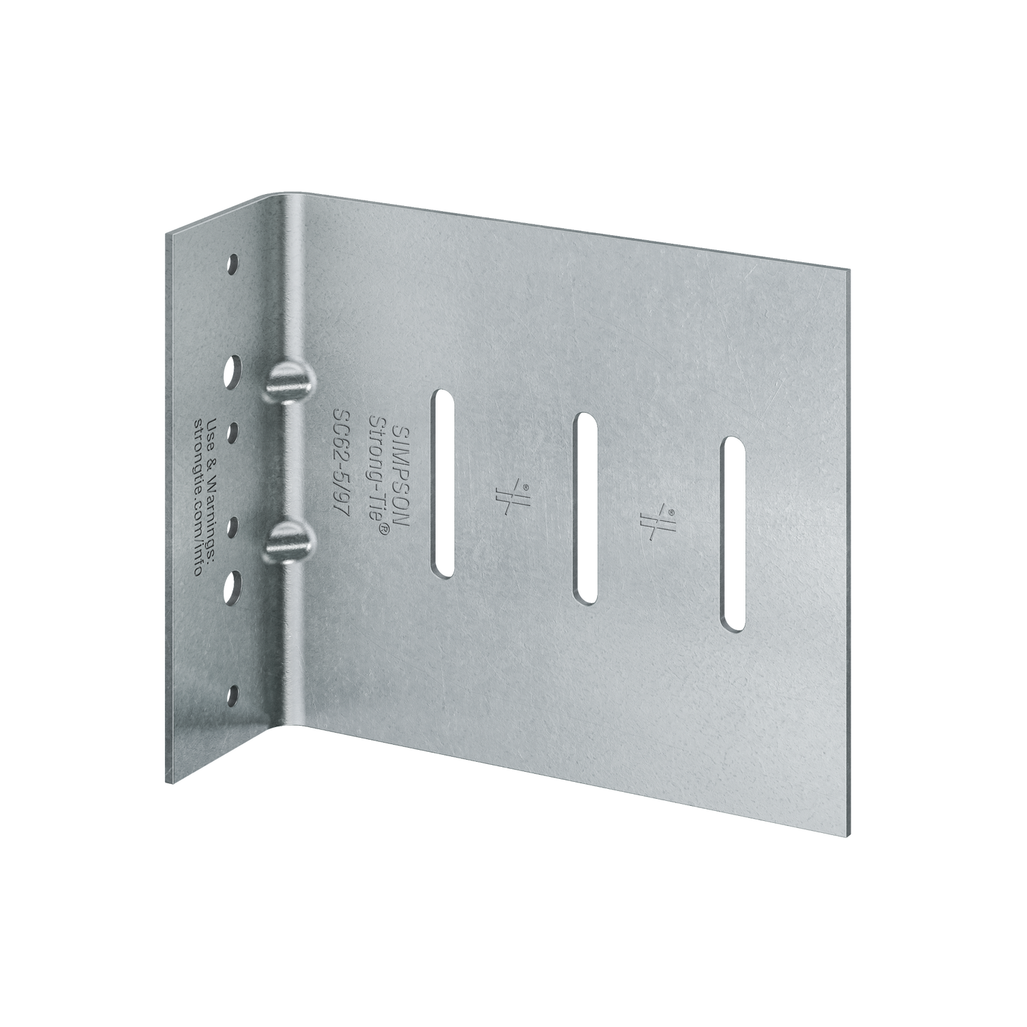 Simpson Strong-Tie SC62-5/97-KT25 SC 6 in. 12 ga. Bypass Framing Slide-Clip Connector w/ Screws (Qty-25) (Pack of 96)