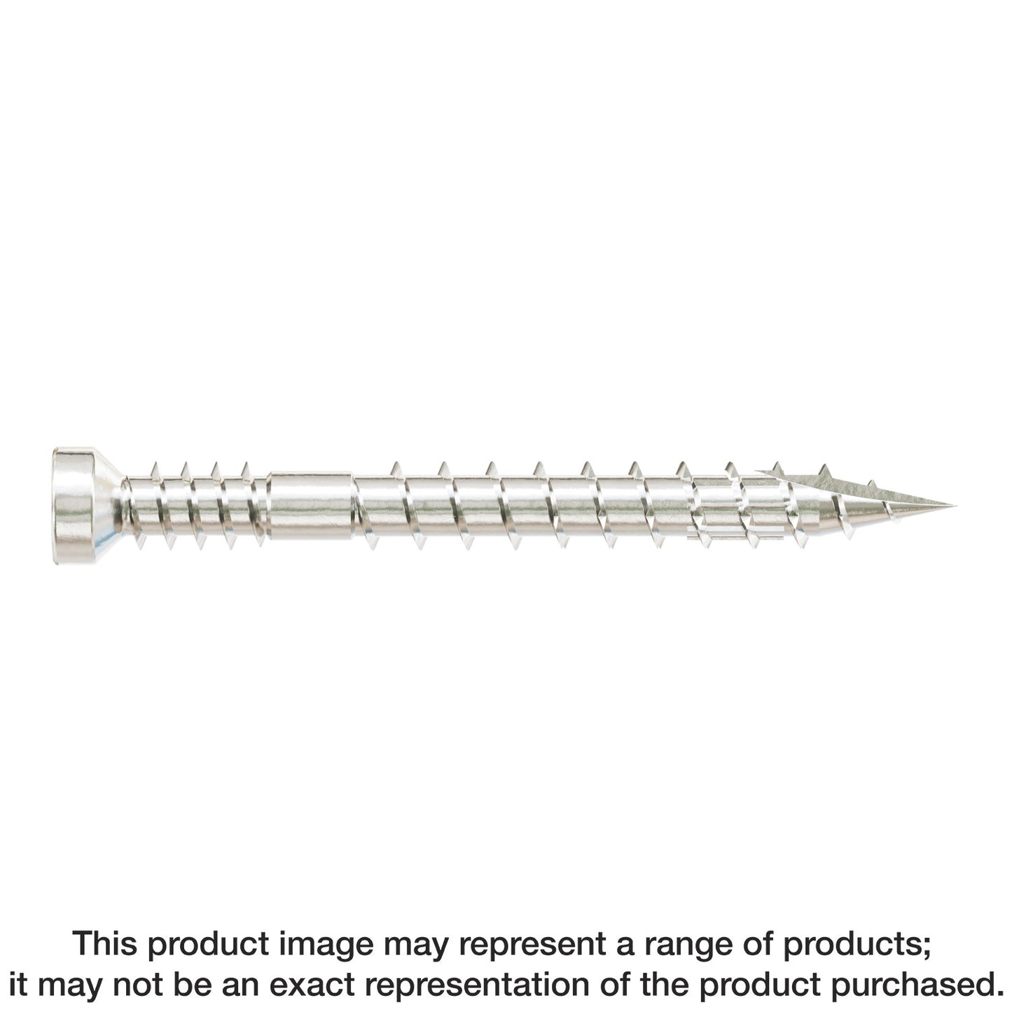 Simpson Strong-Tie FT07112T100 Finish Trim Screw — #7 x 1-1/2 in. T10, Trim-Head, Type 316 (100-Qty)
