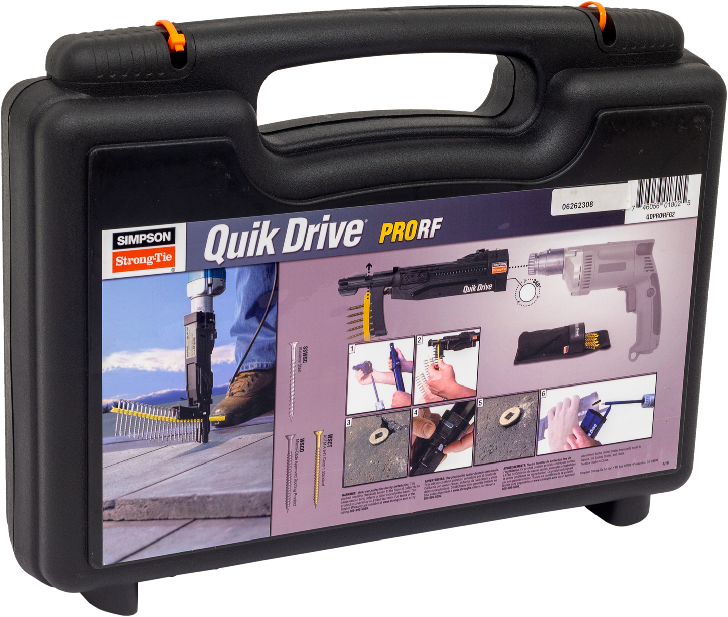 Simpson Strong-Tie QDPRORFG2 Quik Drive® PRORFG2 Roofing Tile Attachment (Pack of 100)