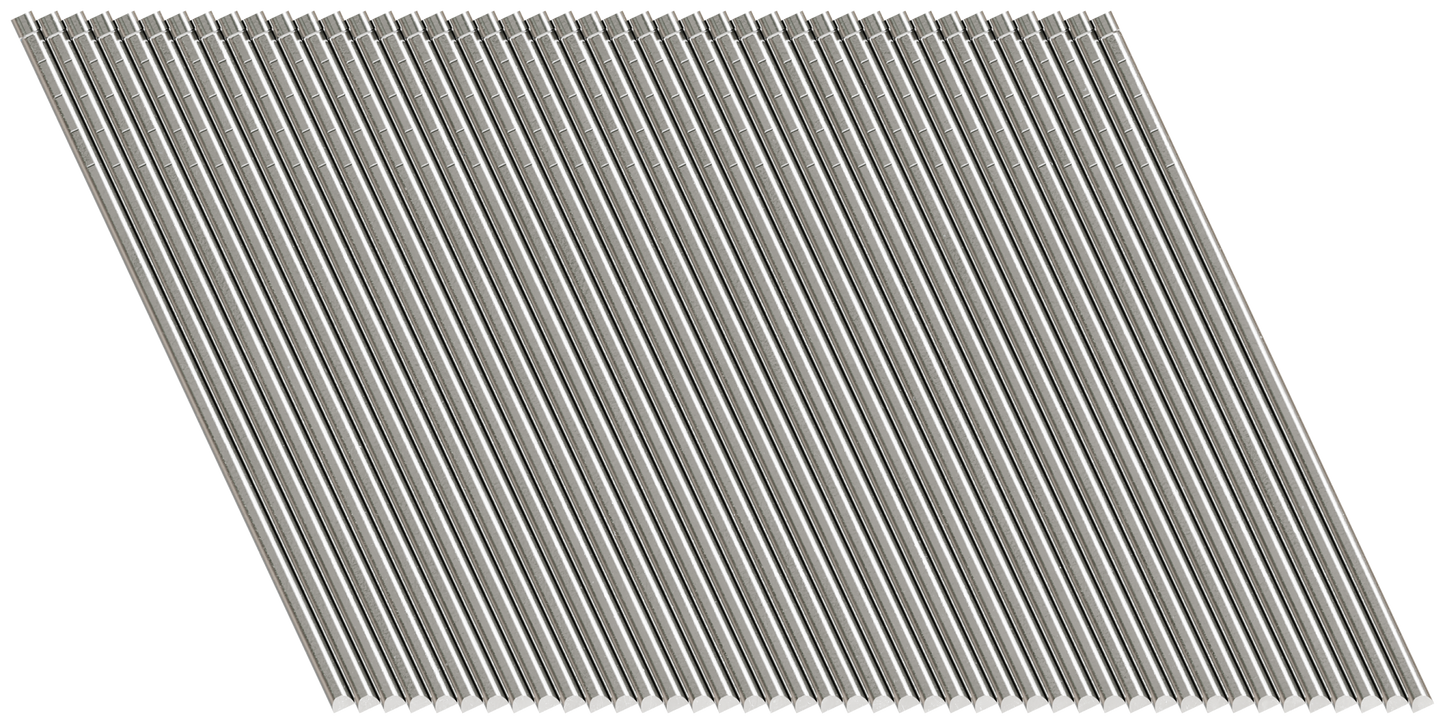 Simpson Strong-Tie T15N250FNB 25° Angle, Adhesive Collation, FN-Style, 15-Gauge Finishing Nail — 2-1/2 in. Type 316 (500-Qty) (Pack of 5)