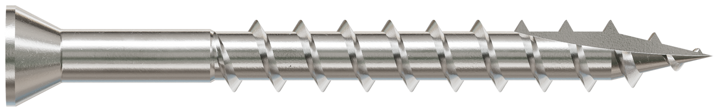 Simpson Strong-Tie S07C162FBP Trim-Head Screw, Square Drive — #7 x 1-5/8 in. #1 SQ, Type 305 (135-Qty) (Pack of 600)