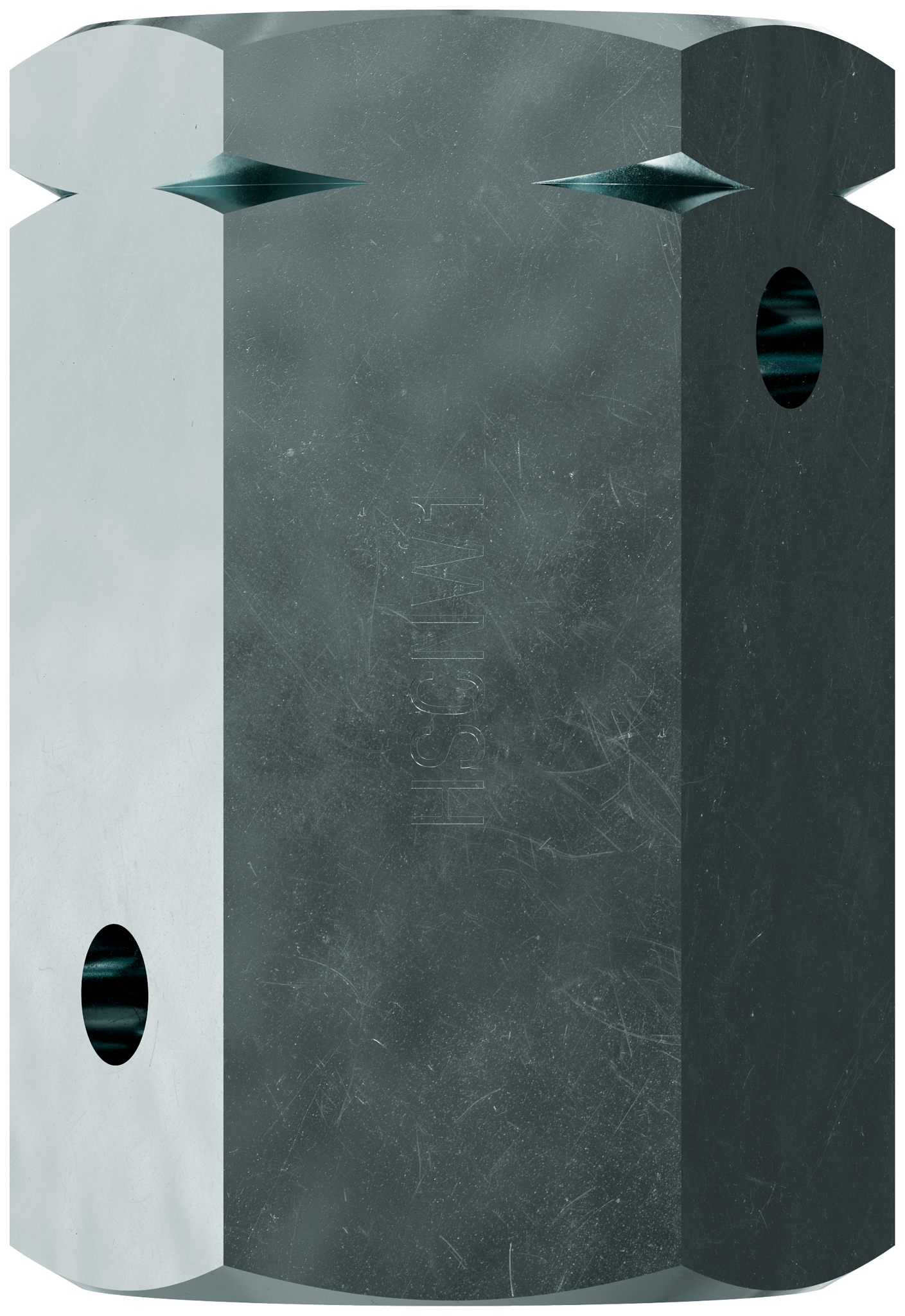 Simpson Strong-Tie HSCNW1 HSCNW 1 in. High-Strength Coupler Nut with Witness® Hole