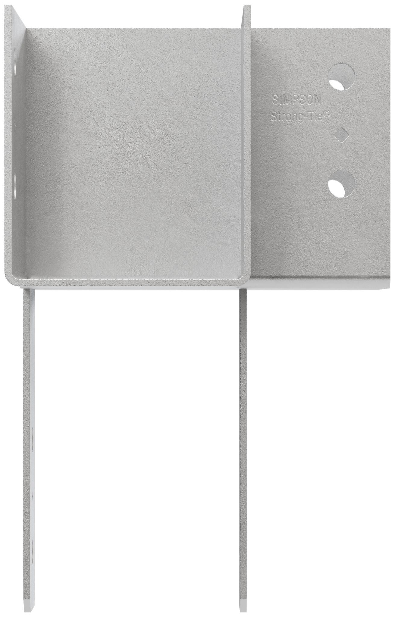 Simpson Strong-Tie ECCLL666HDG ECCLL HDG L-Shape End Column Cap for 6x Beams, 6x Post, Skewed Left