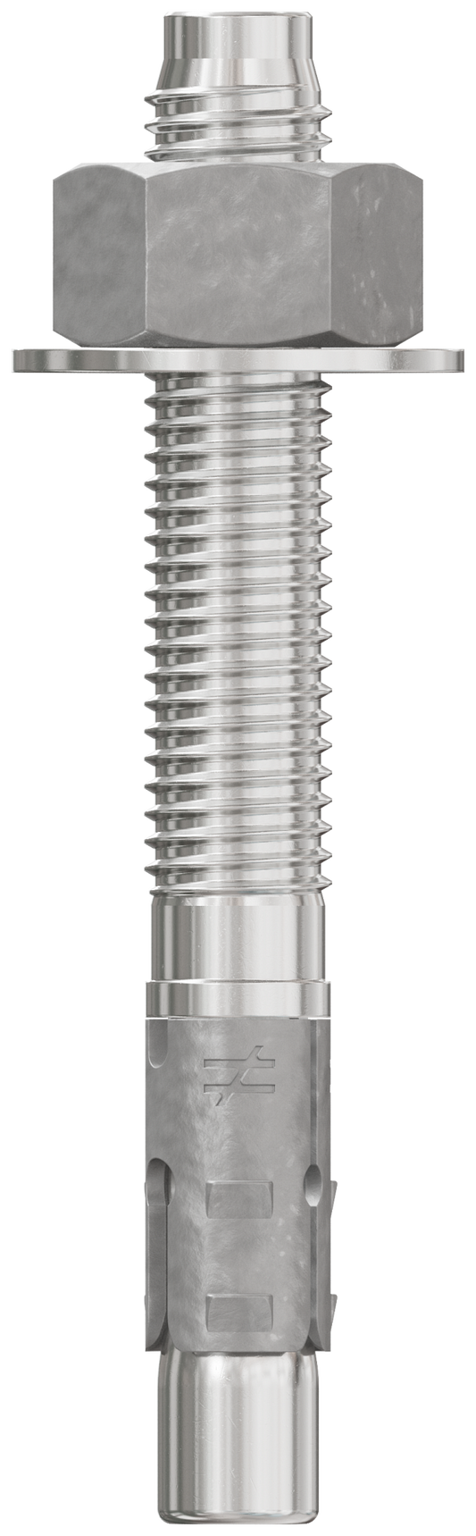 Simpson Strong-Tie STB2-62500S4F20 Strong-Bolt® 2 — 5/8 in. x 5 in. Type 304 Stainless-Steel Wedge Anchor, Fully Assembled (20-Qty) (Pack of 2)