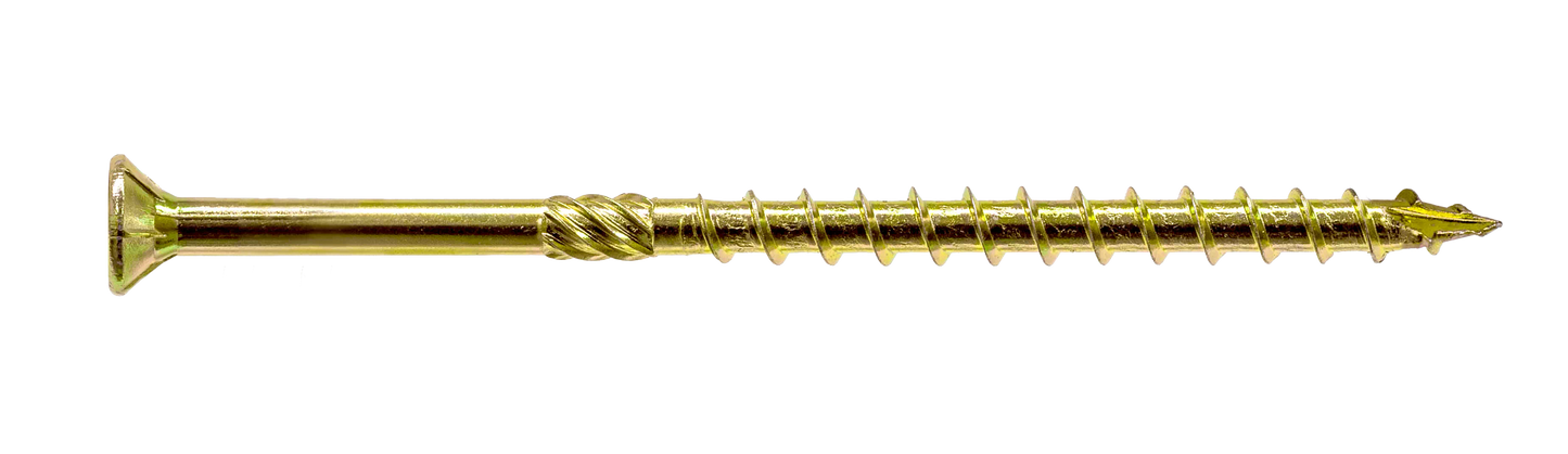 Simpson Strong-Tie SDCP22512 Strong-Drive® SDCP TIMBER-CP Screw — 0.315-in. x 5-1/2-in. T40, Yellow Zinc (250-Qty) (Pack of 39)