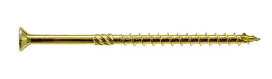Simpson Strong-Tie SDCP22512 Strong-Drive® SDCP TIMBER-CP Screw — 0.315-in. x 5-1/2-in. T40, Yellow Zinc (250-Qty)