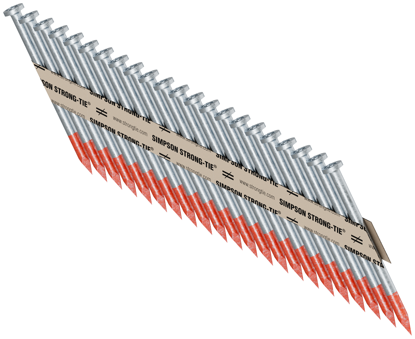 Simpson Strong-Tie N10DBRPT2500 Strong-Drive® 33° SCN SMOOTH-SHANK CONNECTOR Nail — 2-1/2 in. x .148 in. Bright (2500-Qty)