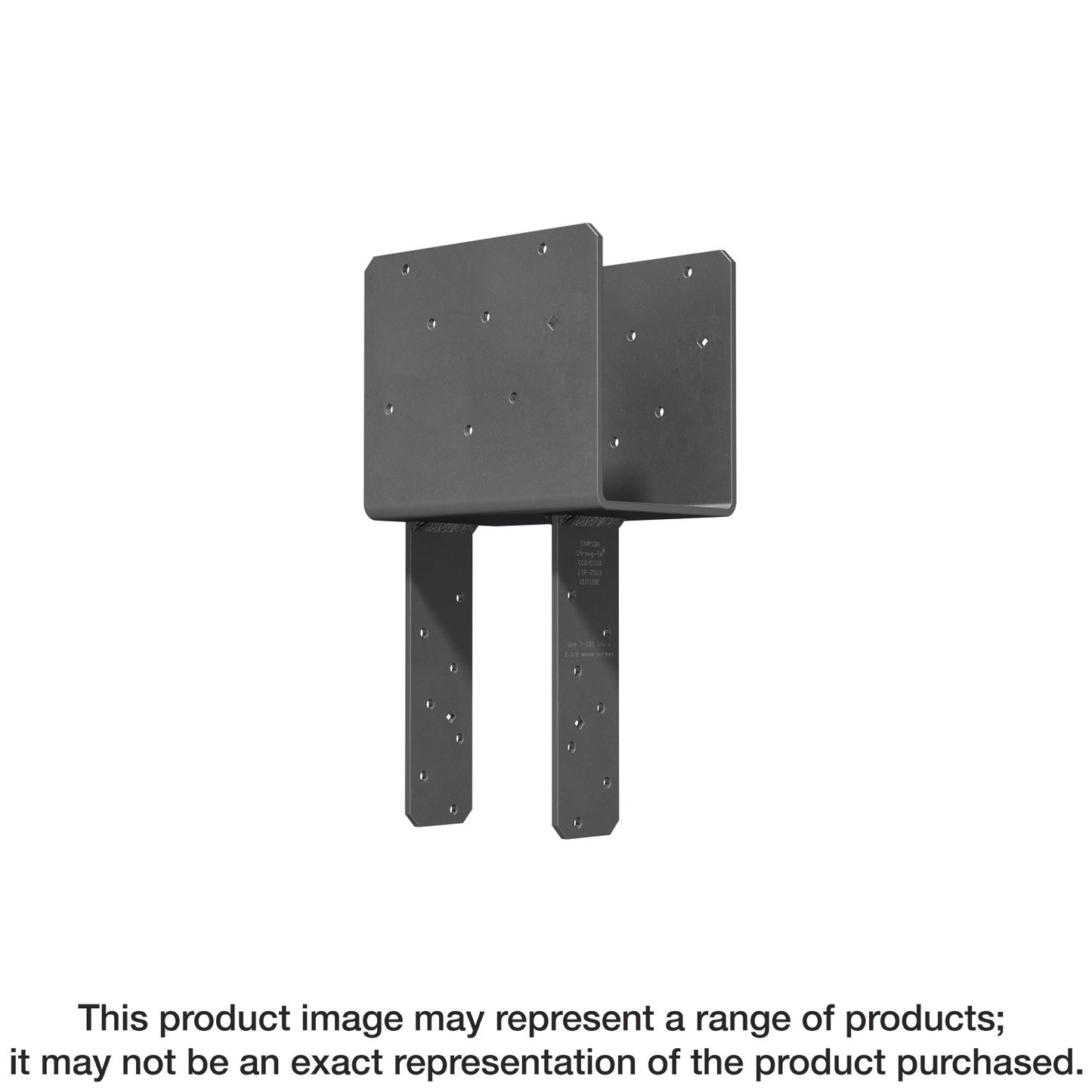 Simpson Strong-Tie ECCQ5-4SDS2.5 ECCQ™ End Column Cap for 5-1/8 in. Beam, 4x Post, with Strong-Drive® SDS Screws