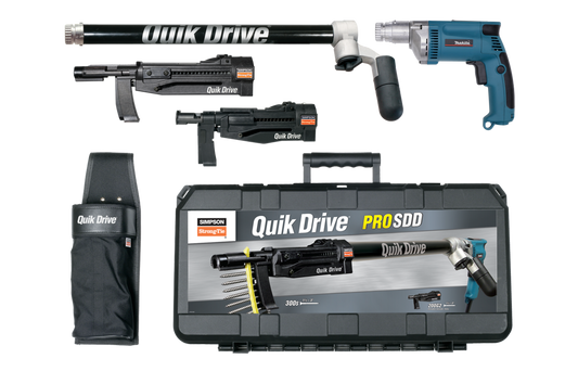 Simpson Strong-Tie PROSDDM35K Quik Drive® PROSDD Multi-Purpose Combo System w/ Makita® 3500 RPM Screwdriver Motor (Pack of 60)