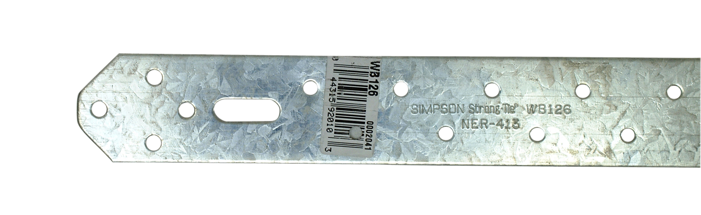 Simpson Strong-Tie WB126 WB 11ft. 4-3/8 in. Wall Bracing (10-Qty) (Pack of 50)