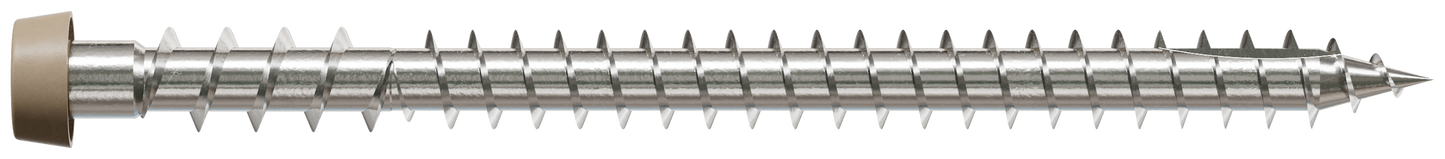 Simpson Strong-Tie DCU234MB305TN02 Deck-Drive™ DCU COMPOSITE Screw — #10 x 2-3/4 in. T20, Type 305, Tan 02 (1750-Qty)