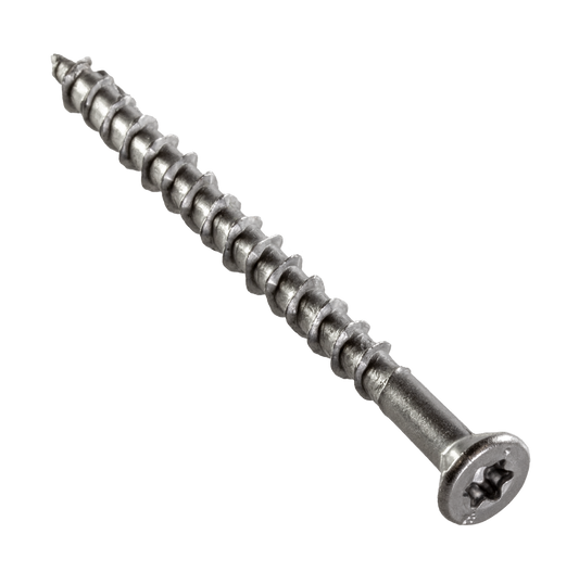 Simpson Strong-Tie T10250WPR880 Deck-Drive™ DWP WOOD SS Screw — #10 x 2-1/2 in. T25, Flat Head, Type 316 (880-Qty) (Pack of 4)
