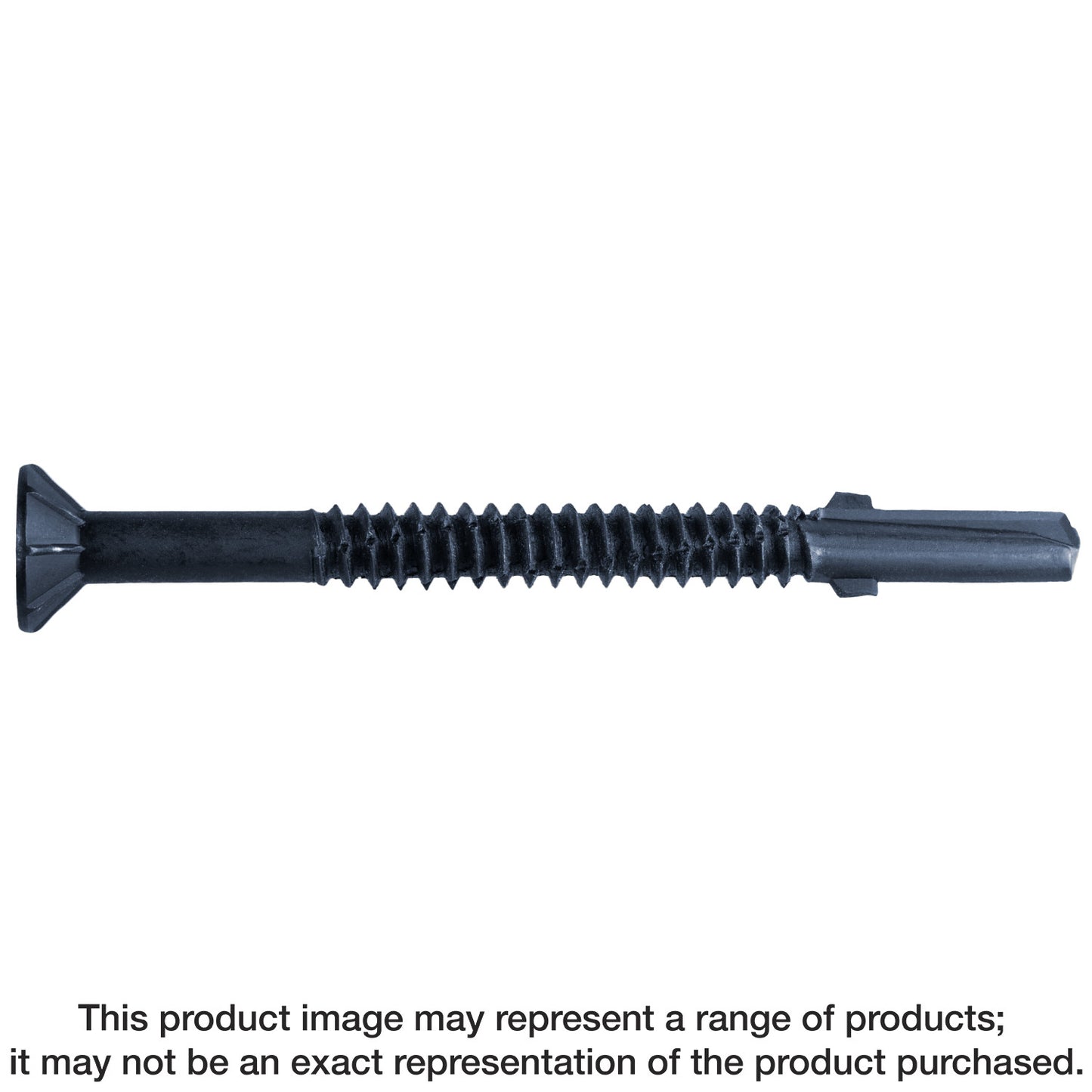 Simpson Strong-Tie TFP1475S Strong-Drive® TF WOOD-TO-STEEL Screw (Collated) — #14 x 3 in. T30 Black Phos. (750-Qty) (Pack of 100)