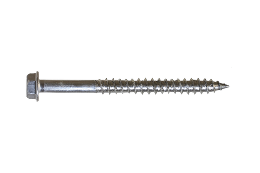 Simpson Strong-Tie SDWH19500SS-R100 Strong-Drive® SDWH™ TIMBER-HEX SS Screw — 0.185 in. x 5 in. 5/16 Hex, Type 316 (100-Qty) (Pack of 6)